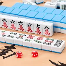 Juego de Mahjong Chino Portátil WaiDXn