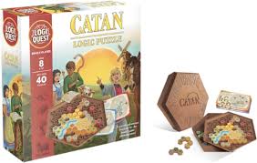 Logiquest: Catan - Juego de Mesa para 1 Jugador